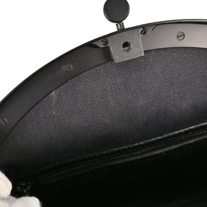 Gucci Black Bamboo GG Handbag
