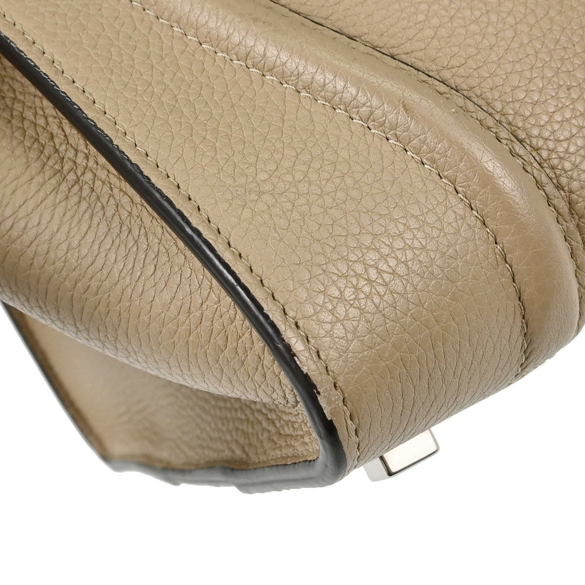 Celine Beige Mini Luggage Tote Bag