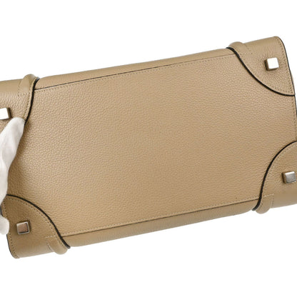 Celine Beige Mini Luggage Tote Bag