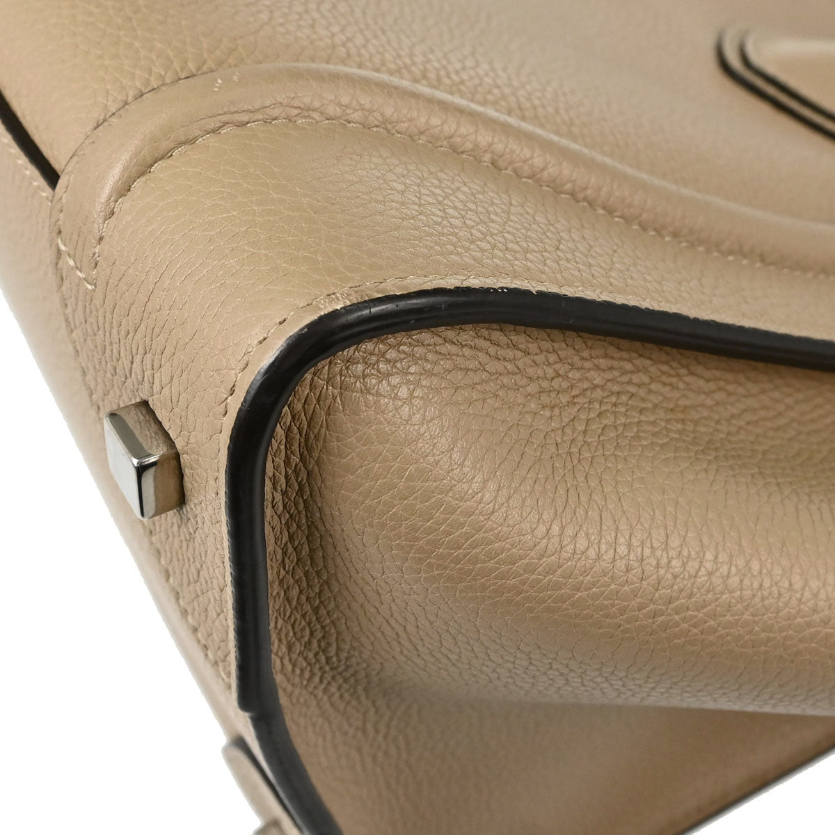 Celine Beige Mini Luggage Tote Bag