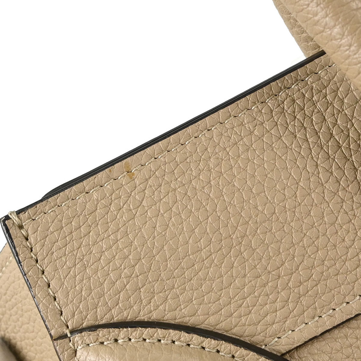 Celine Beige Mini Luggage Tote Bag