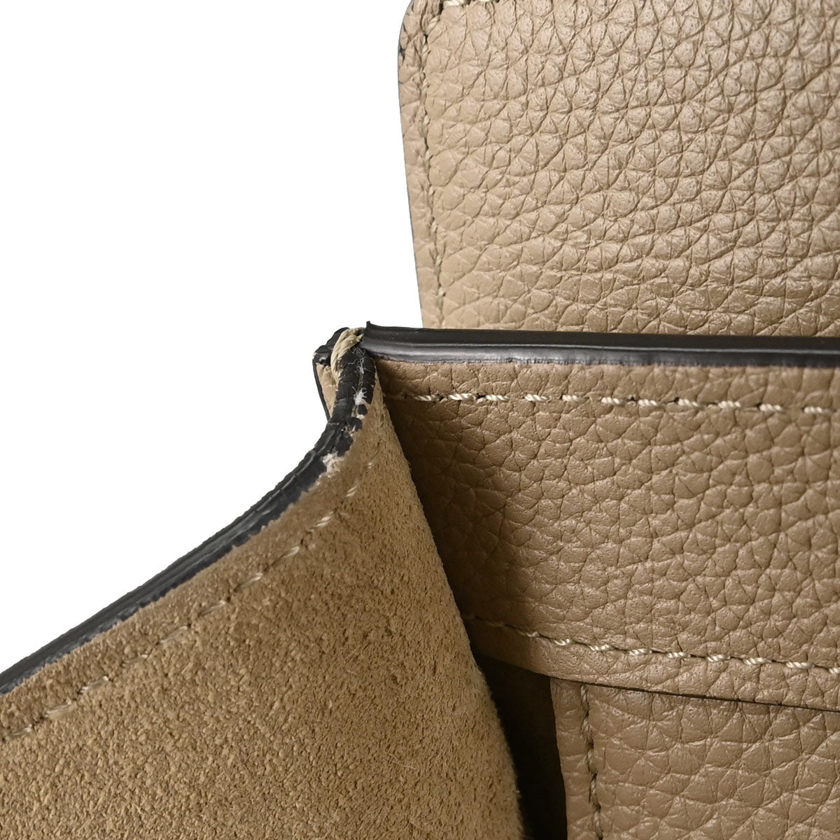 Celine Beige Mini Luggage Tote Bag