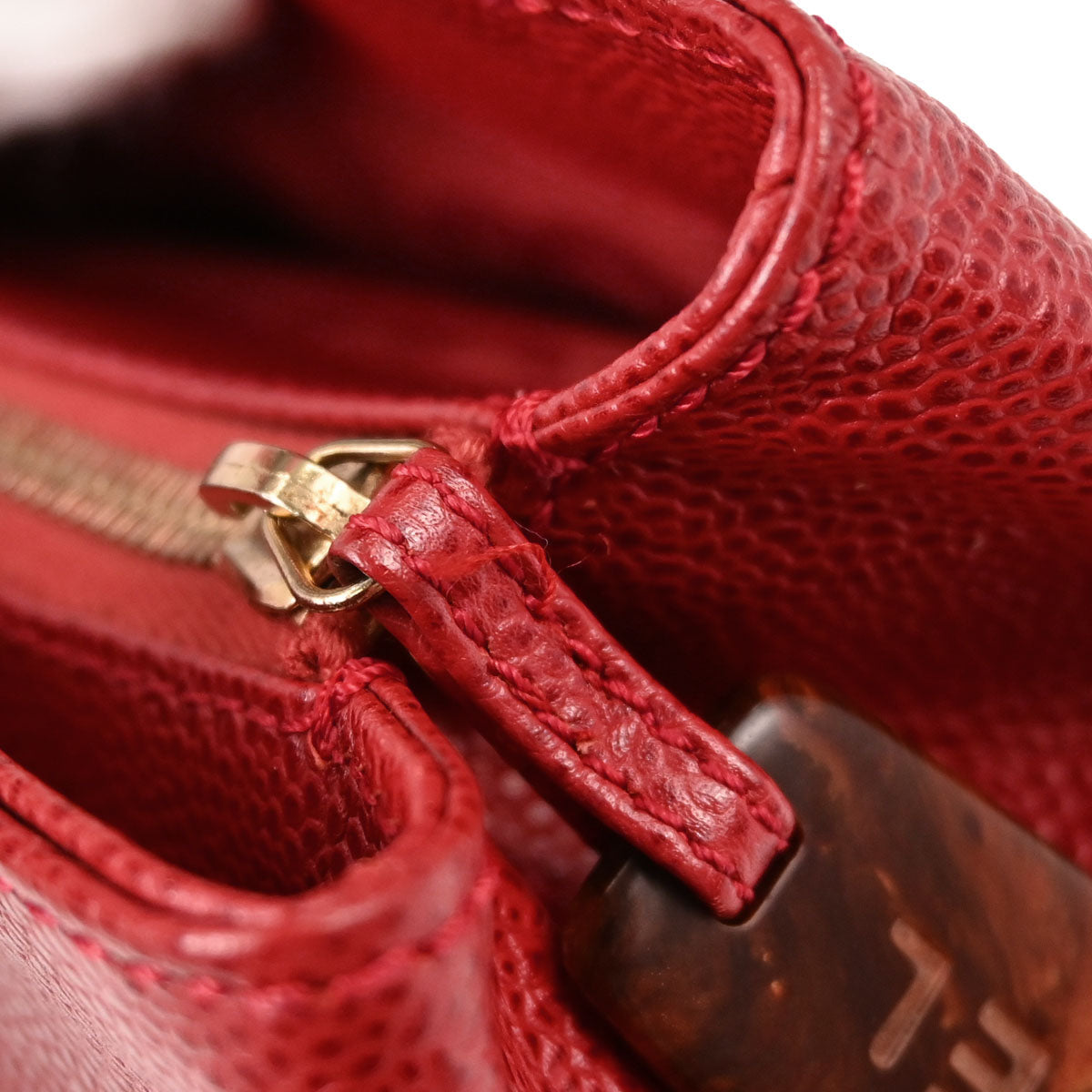 Chanel Red Caviar Skin Tote Handbag
