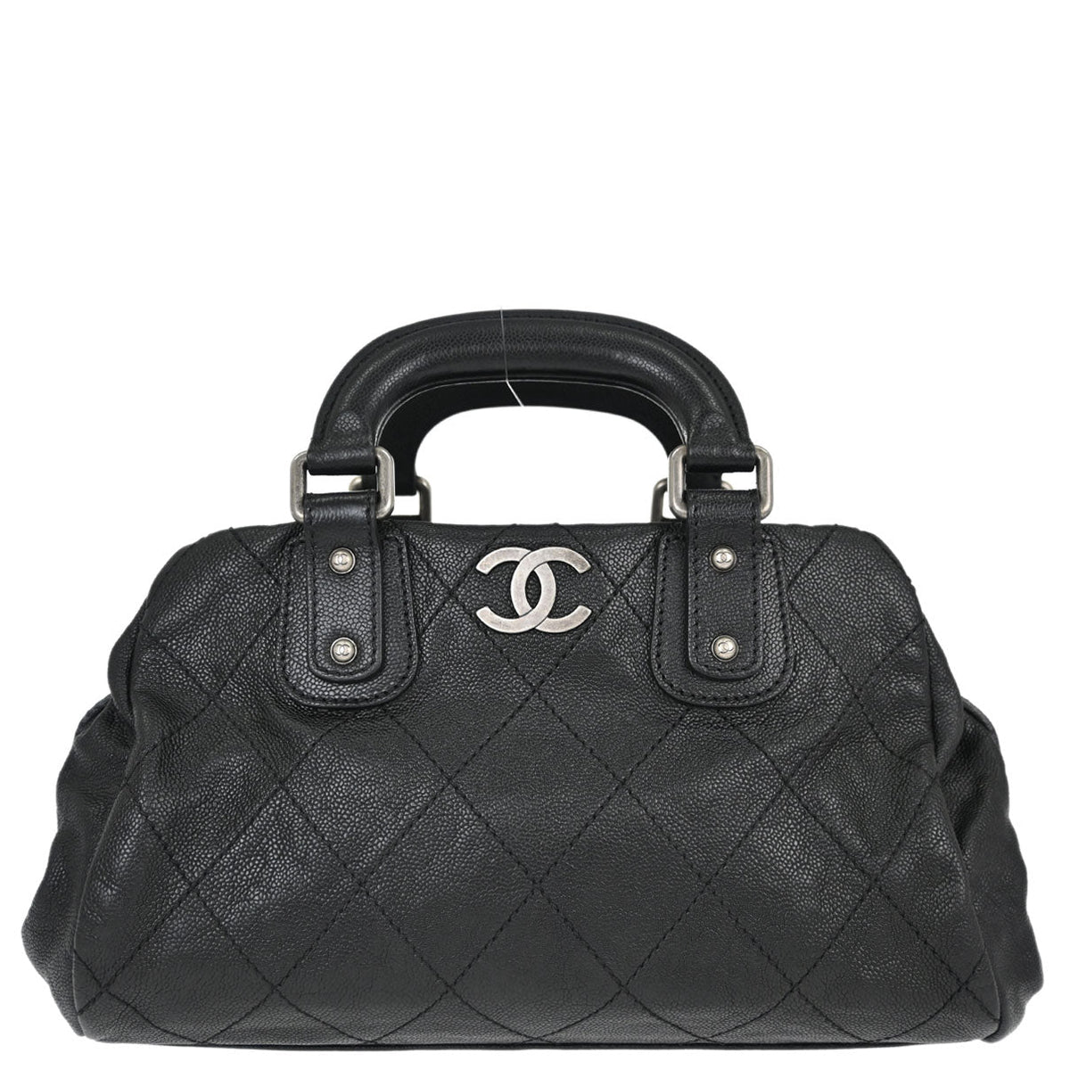 Chanel Black Caviar Skin Outdoor Ligne Dctor Bag