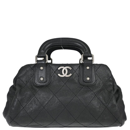 Chanel Black Caviar Skin Outdoor Ligne Dctor Bag