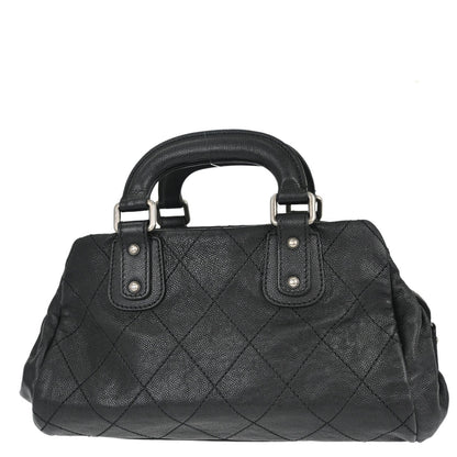 Chanel Black Caviar Skin Outdoor Ligne Dctor Bag