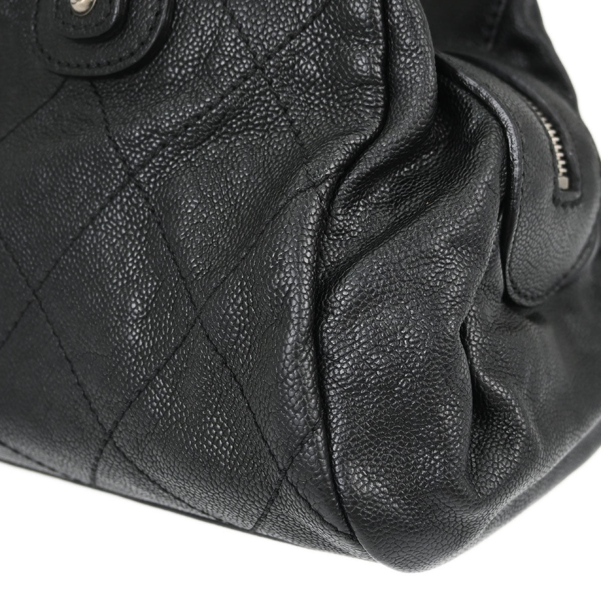 Chanel Black Caviar Skin Outdoor Ligne Dctor Bag