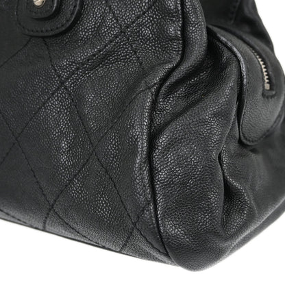 Chanel Black Caviar Skin Outdoor Ligne Dctor Bag