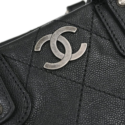 Chanel Black Caviar Skin Outdoor Ligne Dctor Bag
