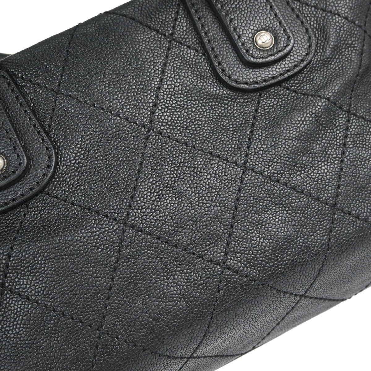 Chanel Black Caviar Skin Outdoor Ligne Dctor Bag
