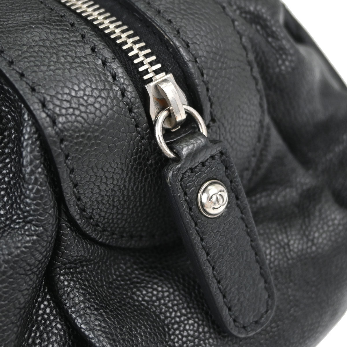 Chanel Black Caviar Skin Outdoor Ligne Dctor Bag