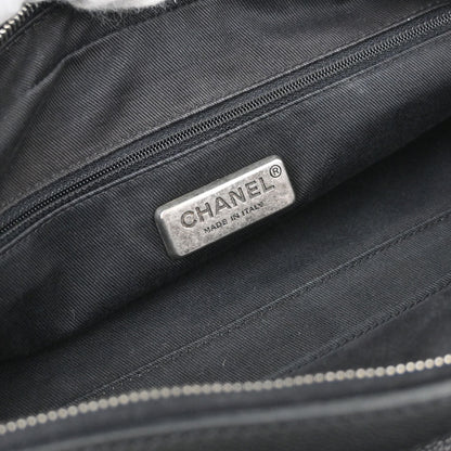 Chanel Black Caviar Skin Outdoor Ligne Dctor Bag