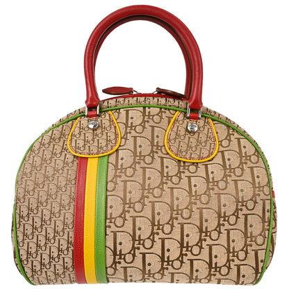 Christian Dior Rasta-Color Trotter Handbag
