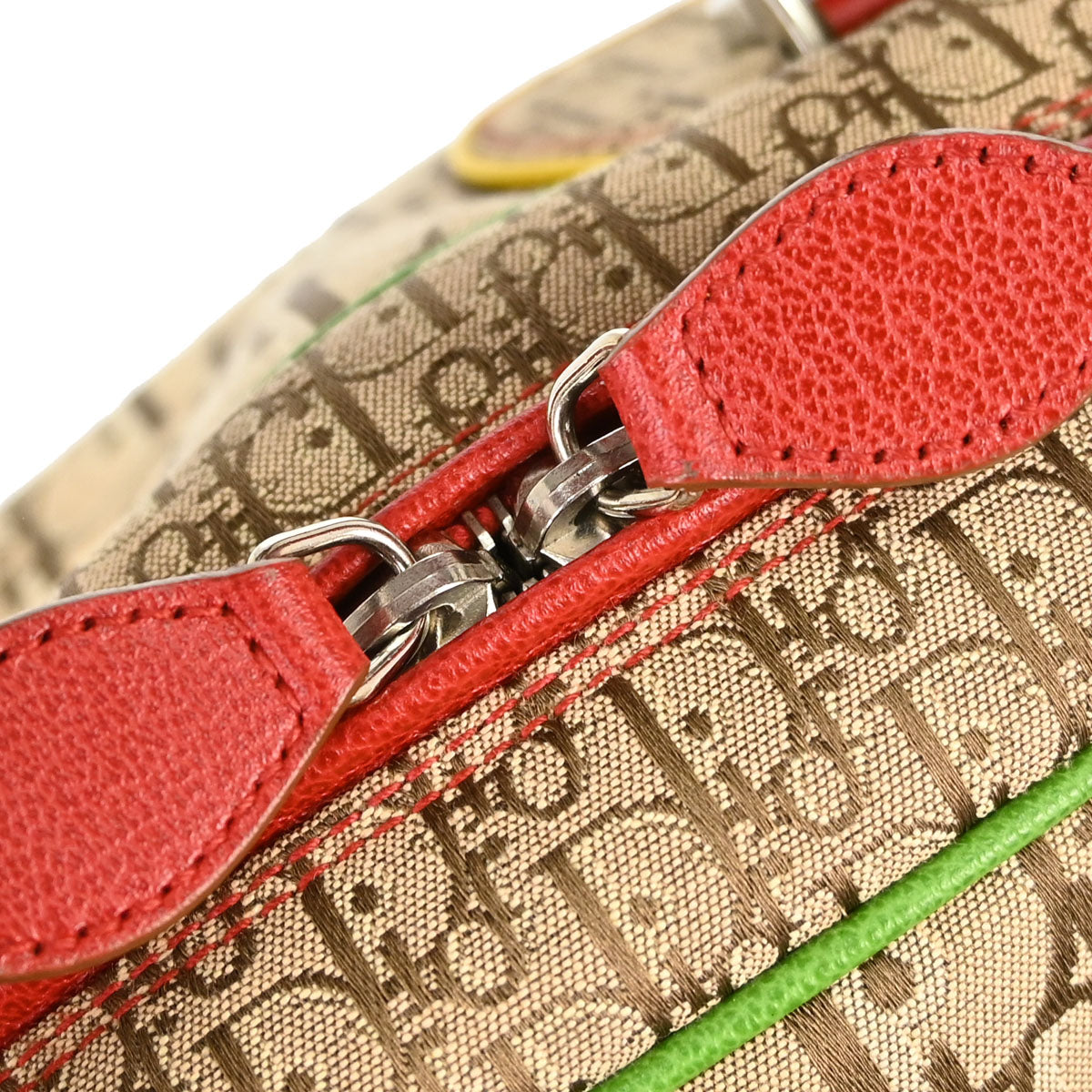 Christian Dior Rasta-Color Trotter Handbag
