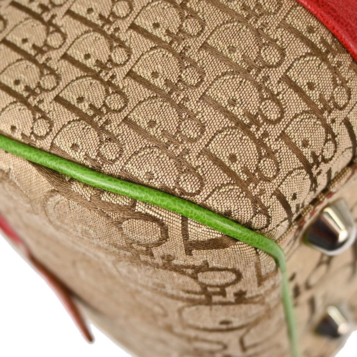 Christian Dior Rasta-Color Trotter Handbag