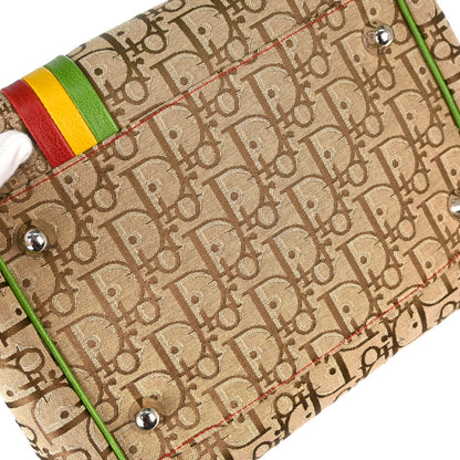 Christian Dior Rasta-Color Trotter Handbag