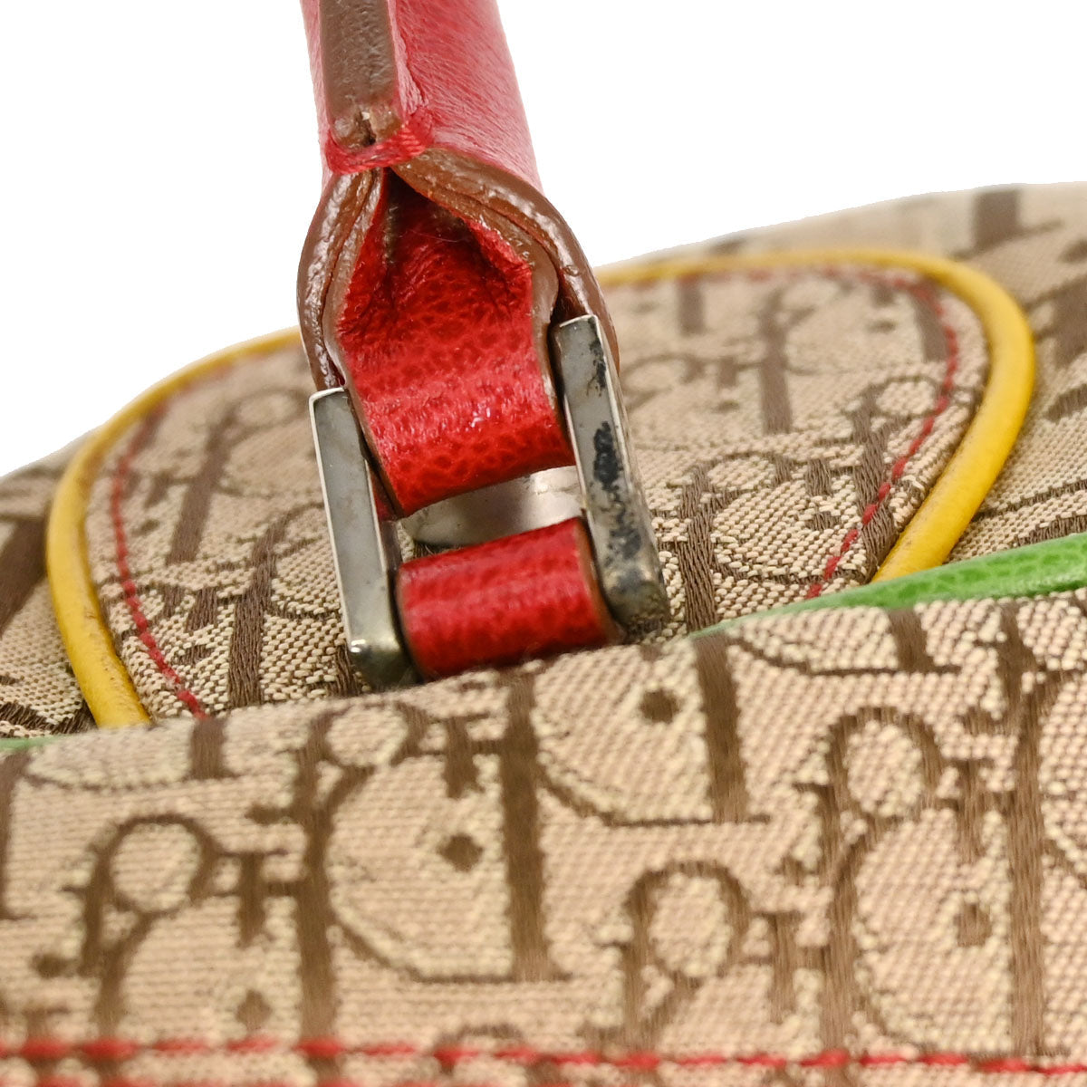 Christian Dior Rasta-Color Trotter Handbag
