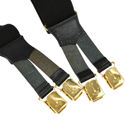 Chanel Black Suspenders Small Good
