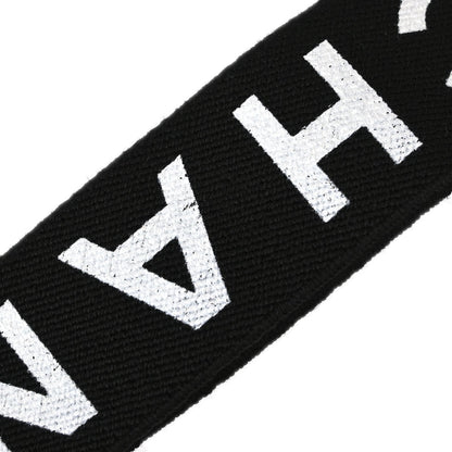 Chanel Black Suspenders Small Good