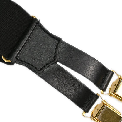 Chanel Black Suspenders Small Good