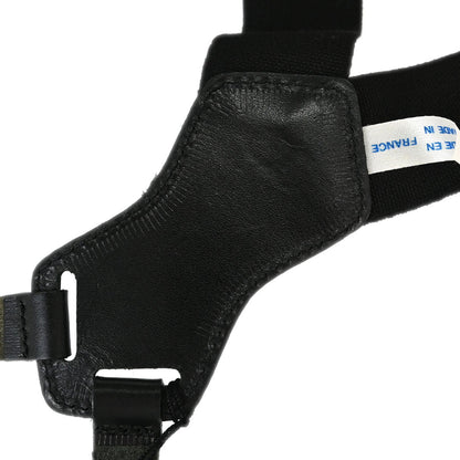 Chanel Black Suspenders Small Good
