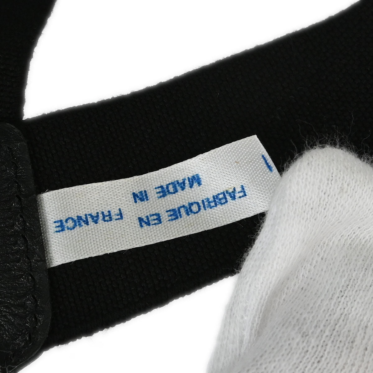 Chanel Black Suspenders Small Good