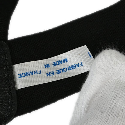 Chanel Black Suspenders Small Good