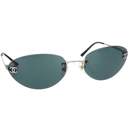 Chanel Sunglasses Eyewear Black 57□19 130 Small Good