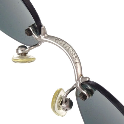Chanel Sunglasses Eyewear Black 57□19 130 Small Good