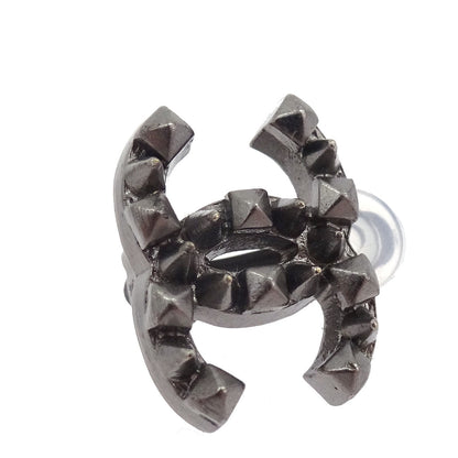 Chanel CC Clip-On Earrings Silver 03P