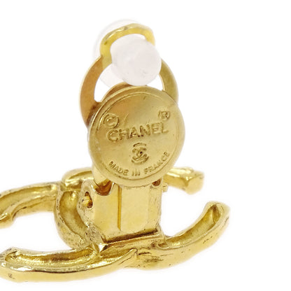 Chanel CC Clip-On Earrings Gold