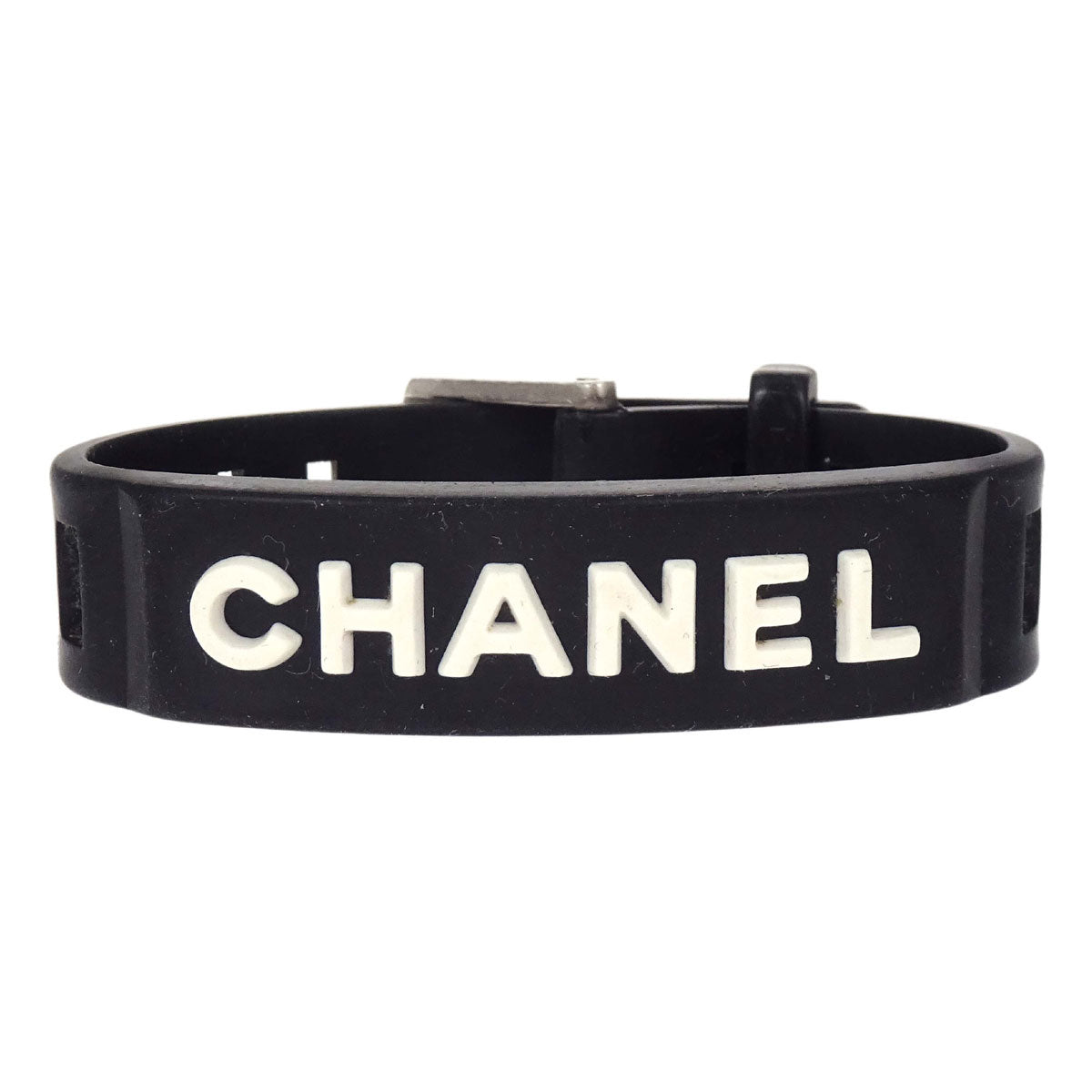 Chanel Rubber Bracelet Black 99P
