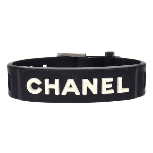 Chanel Rubber Bracelet Black 99P