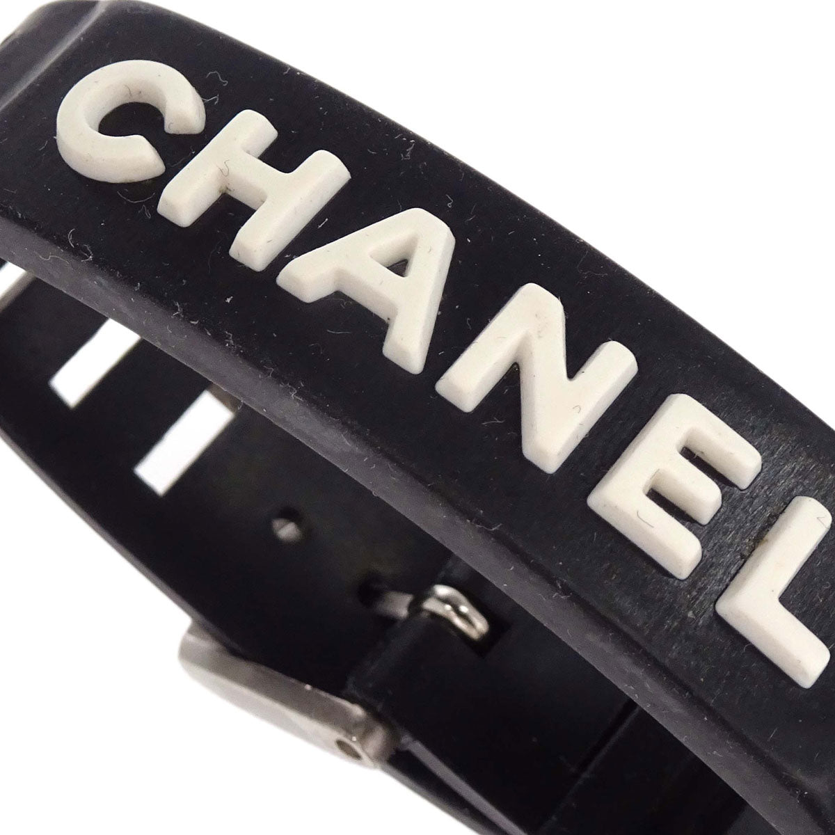 Chanel Rubber Bracelet Black 99P
