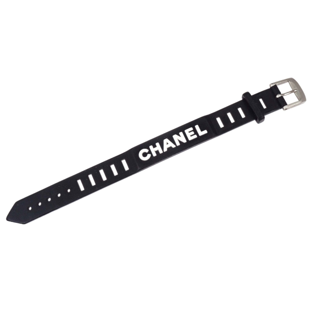 Chanel Rubber Bracelet Black 99P