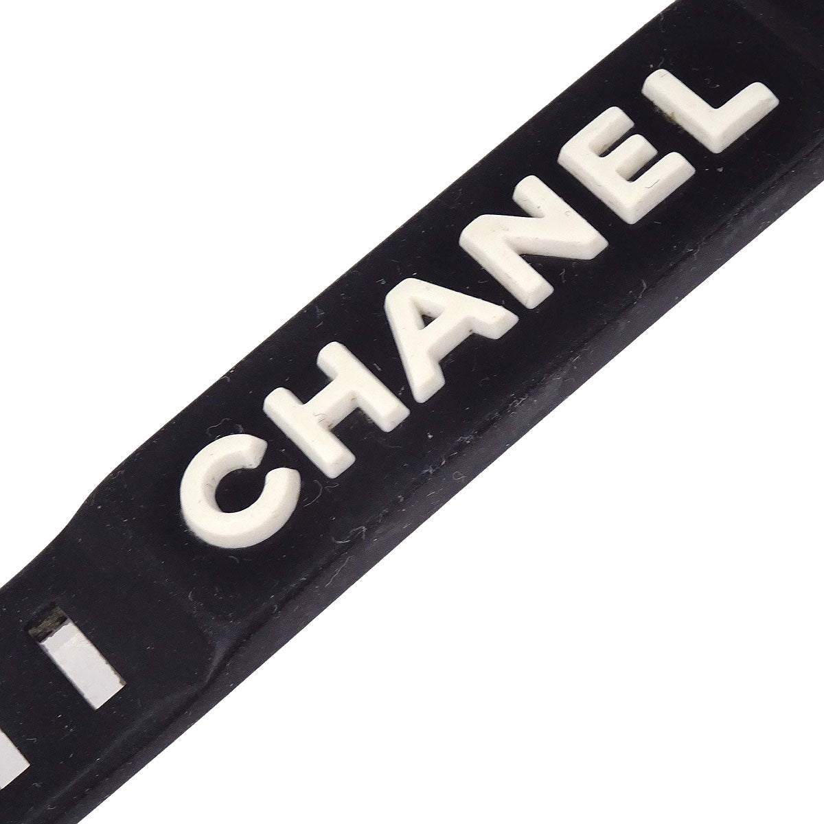 Chanel Rubber Bracelet Black 99P