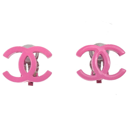 Chanel CC Clip-On Earrings Pink 04C