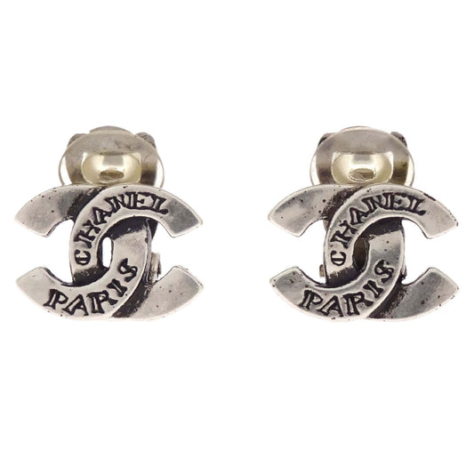 Chanel CC Clip-On Earrings Silver 99A