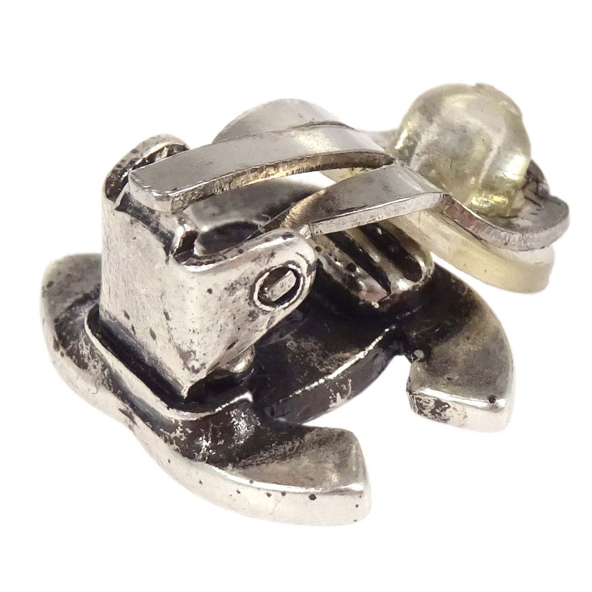 Chanel CC Clip-On Earrings Silver 99A
