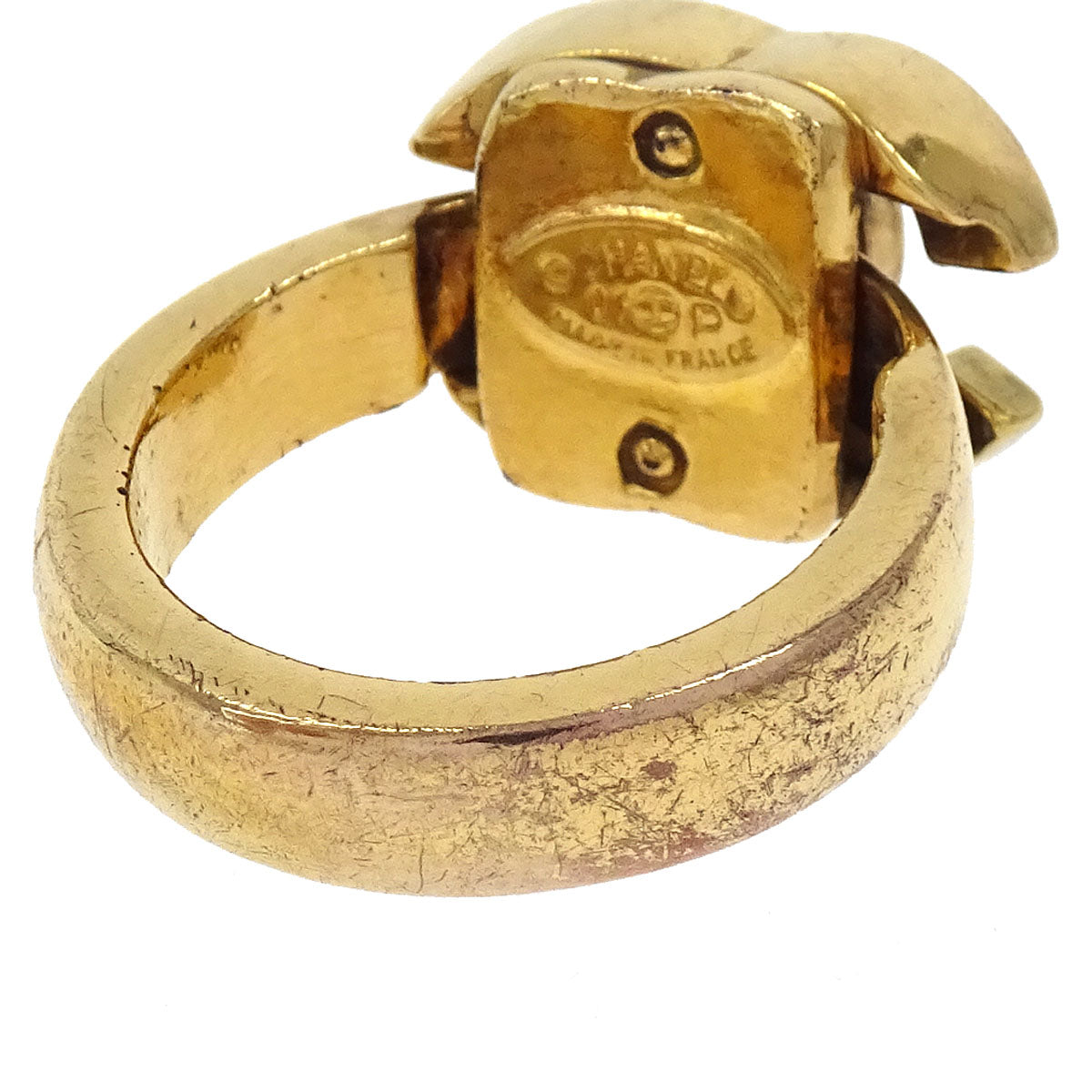Chanel Ring CC Gold #52 01P