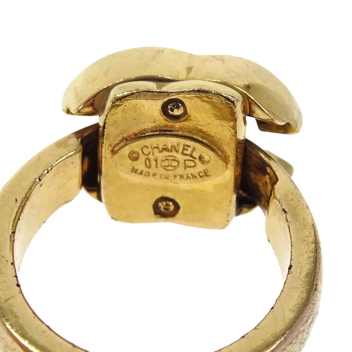 Chanel Ring CC Gold #52 01P