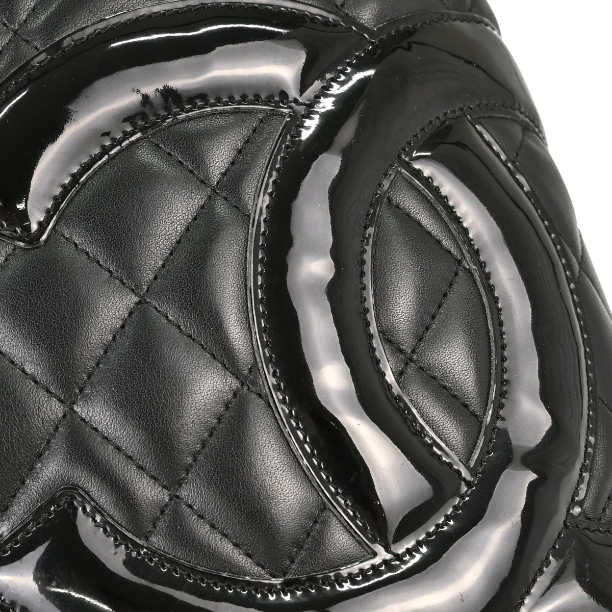 Chanel 2006-2008 Black Calfskin Cambon Ligne Tote Handbag