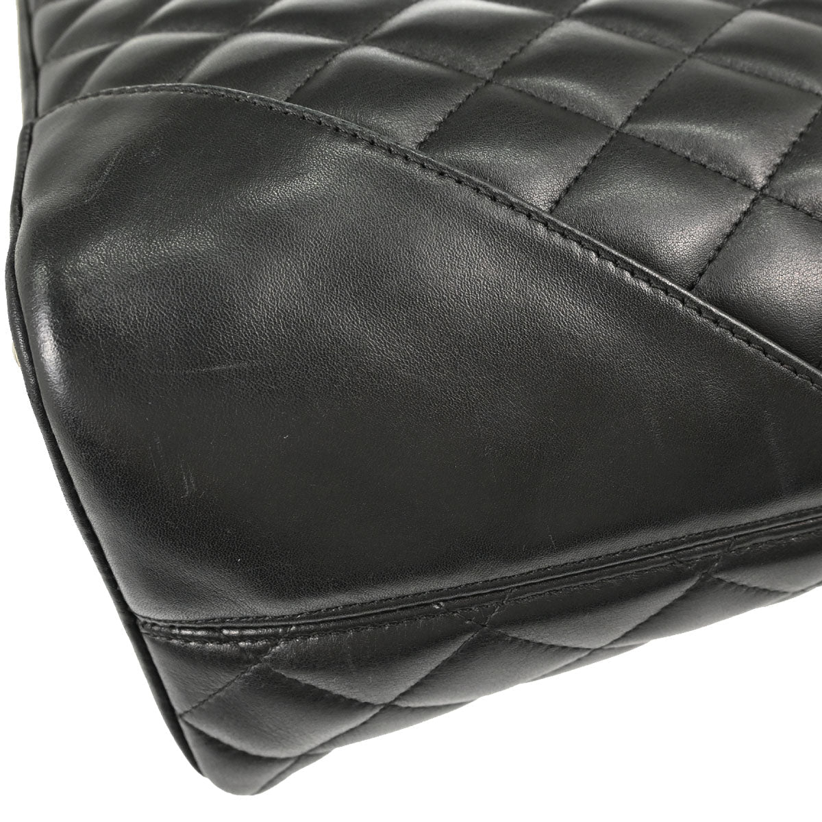 Chanel 2006-2008 Black Calfskin Cambon Ligne Tote Handbag