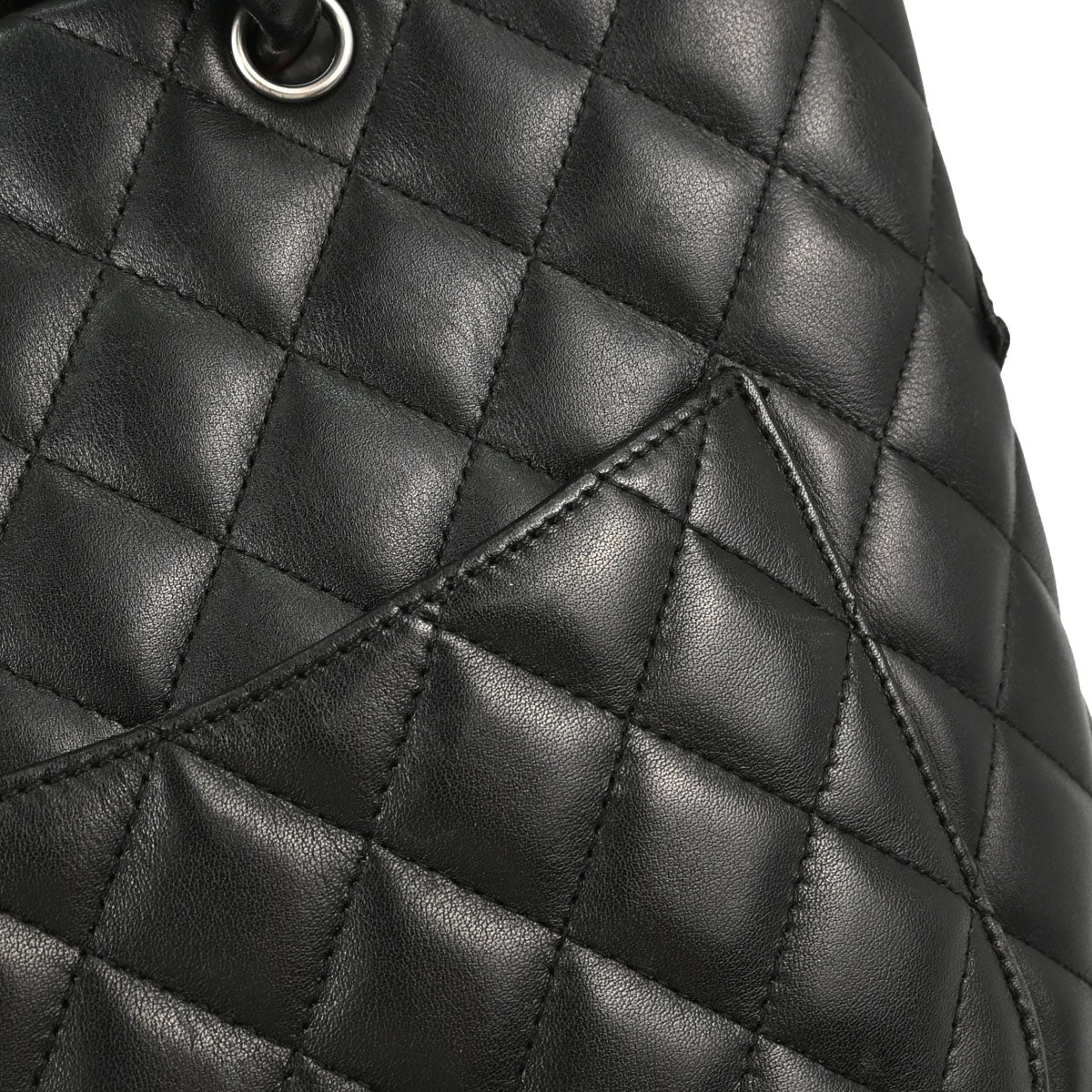 Chanel 2006-2008 Black Calfskin Cambon Ligne Tote Handbag