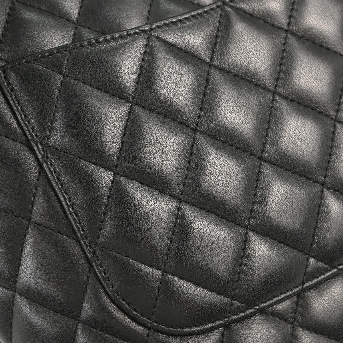 Chanel 2006-2008 Black Calfskin Cambon Ligne Tote Handbag
