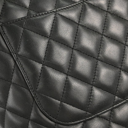 Chanel 2006-2008 Black Calfskin Cambon Ligne Tote Handbag