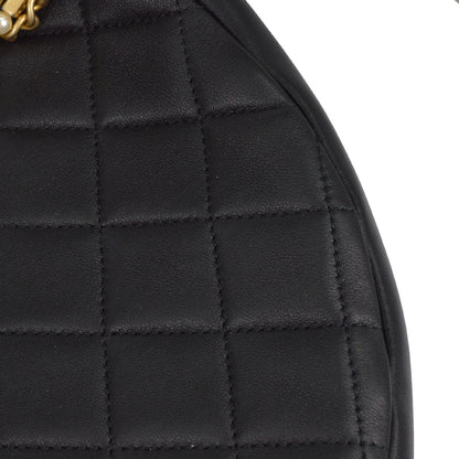 Chanel 2019 Black Lambskin All About Chains Hobo Handbag