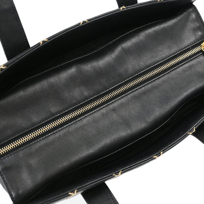 Chanel 2004-2005 Black Calfskin Wild Stitch Handbag