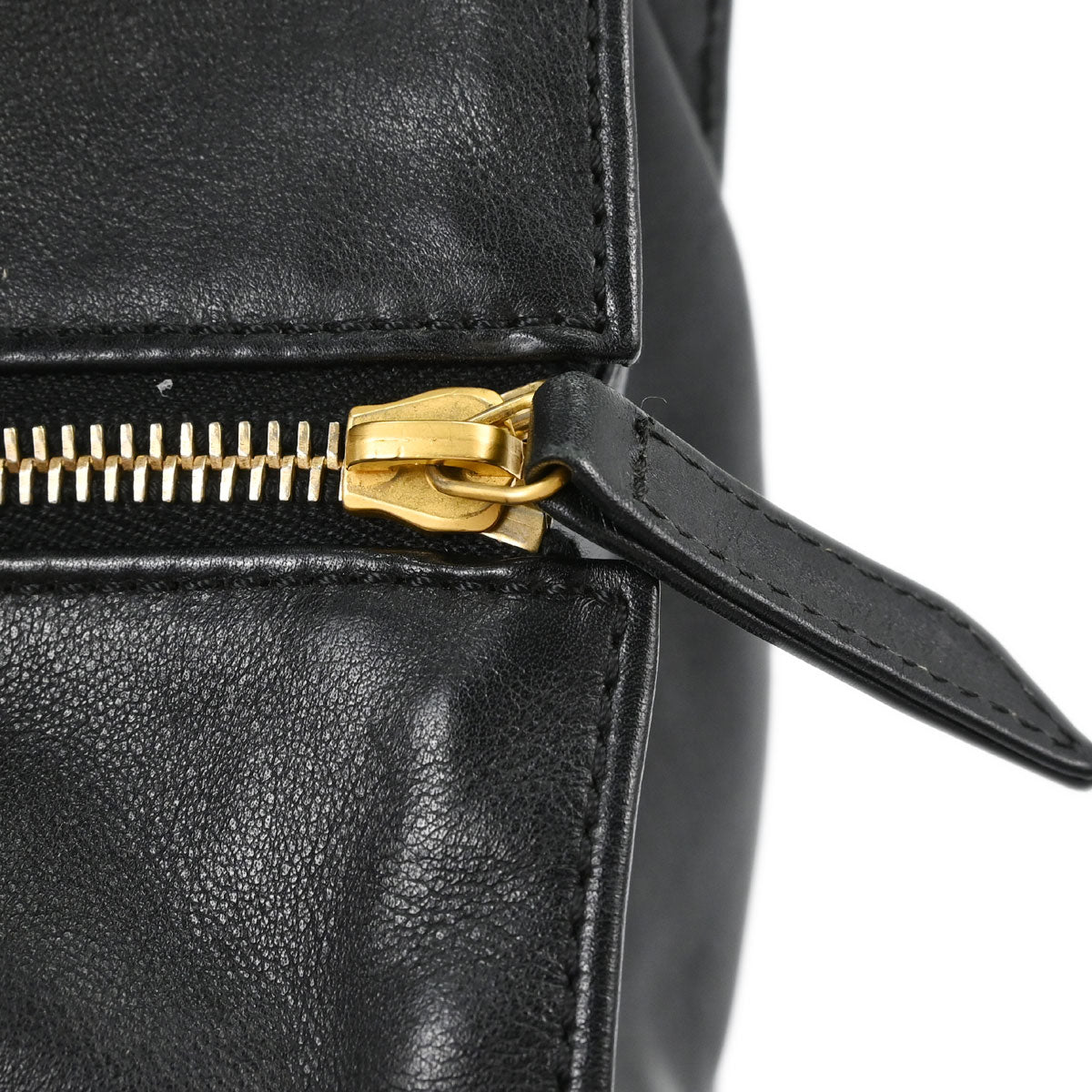 Chanel 2004-2005 Black Calfskin Wild Stitch Handbag
