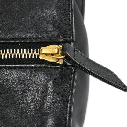 Chanel 2004-2005 Black Calfskin Wild Stitch Handbag